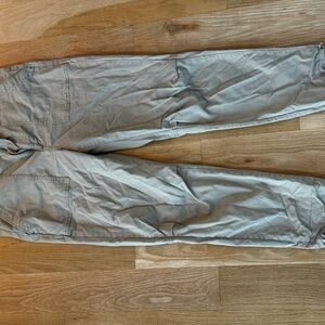 Banana Republic Light Gray Cargo Pants